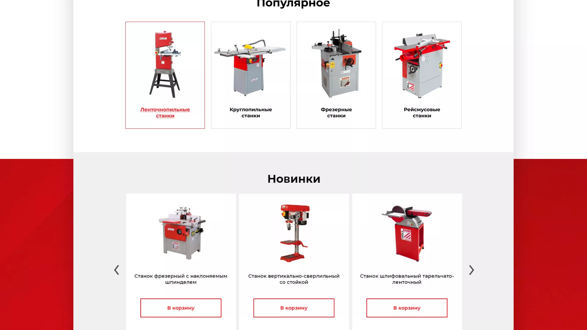 Создание сайта компании «HOLZMANN Maschinen GmbH» в Муроме