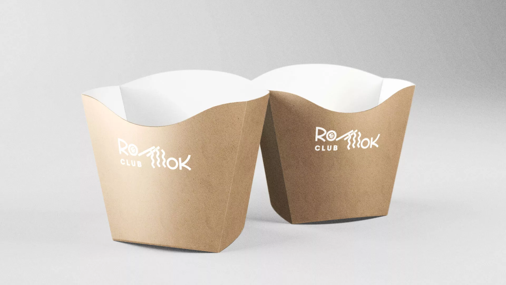 Создание логотипа суши-бара «Roll Wok Club» в Муроме