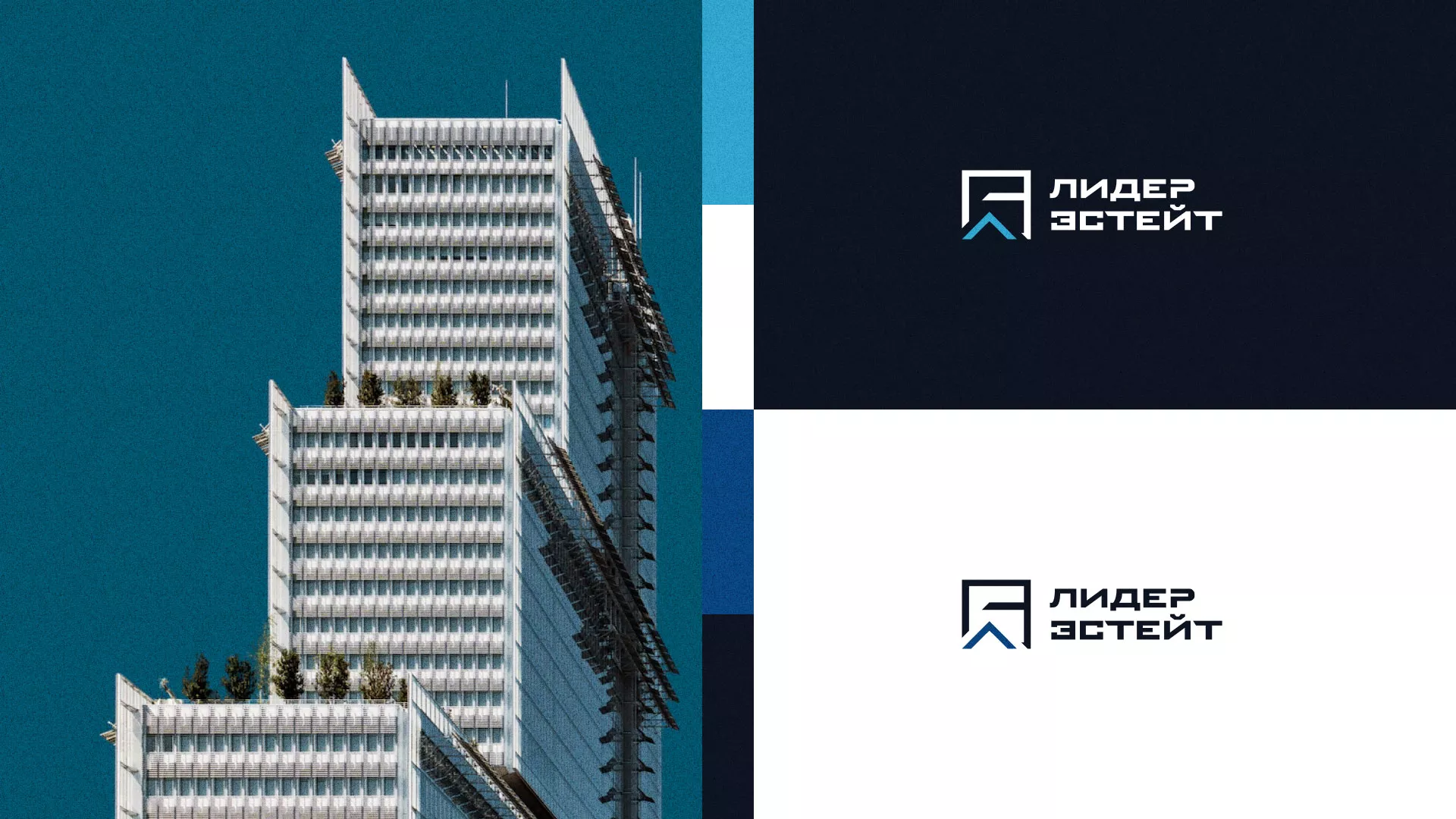 Разработка логотипа агентства недвижимости «Лидер Эстейт» в Муроме