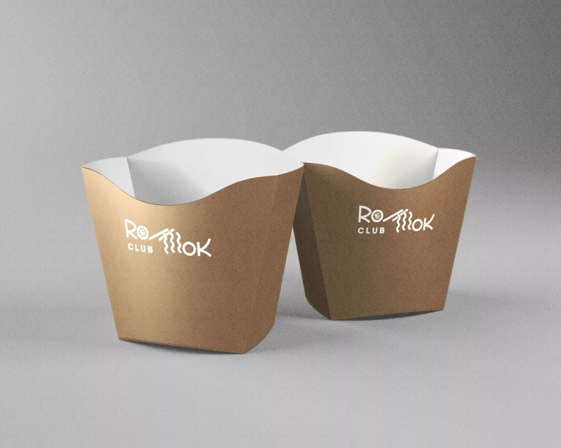 Создание дизайна упаковки суши-бара «Roll Wok Club» в Муроме